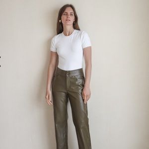 Sundarbay leather trousers